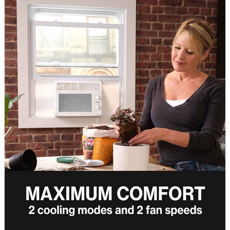 Haier 5050 BTU Window Air Conditioner for 150 Square Feet & Reviews
